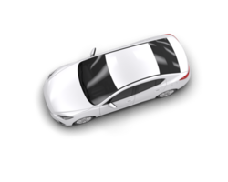 Modern car isolated on background. 3d rendering - illustration png