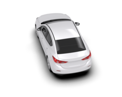 Modern car isolated on background. 3d rendering - illustration png