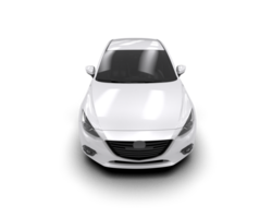 Modern car isolated on background. 3d rendering - illustration png