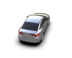 Modern car isolated on background. 3d rendering - illustration png