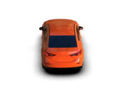 Modern car isolated on background. 3d rendering - illustration png