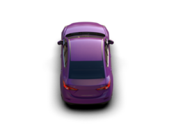 Modern car isolated on background. 3d rendering - illustration png