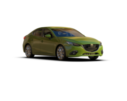 Modern car isolated on background. 3d rendering - illustration png