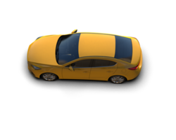 Modern car isolated on background. 3d rendering - illustration png