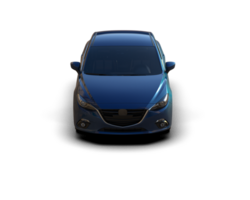Modern car isolated on background. 3d rendering - illustration png