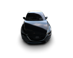 Modern car isolated on background. 3d rendering - illustration png