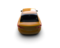Modern car isolated on background. 3d rendering - illustration png