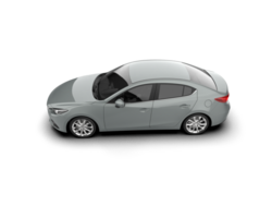 Modern car isolated on background. 3d rendering - illustration png