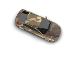 Modern car isolated on background. 3d rendering - illustration png