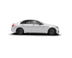 Modern car isolated on background. 3d rendering - illustration png