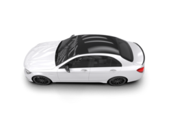 Modern car isolated on background. 3d rendering - illustration png