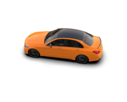 Modern car isolated on background. 3d rendering - illustration png