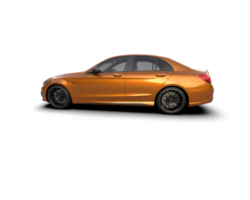 Modern car isolated on background. 3d rendering - illustration png
