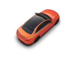 Modern car isolated on background. 3d rendering - illustration png