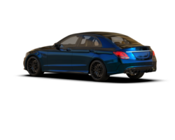 Modern car isolated on background. 3d rendering - illustration png
