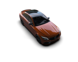 Modern car isolated on background. 3d rendering - illustration png