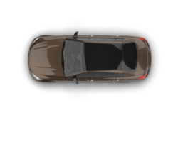 Modern car isolated on background. 3d rendering - illustration png