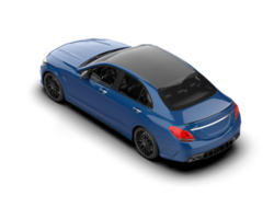 Modern car isolated on background. 3d rendering - illustration png