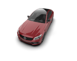 Modern car isolated on background. 3d rendering - illustration png