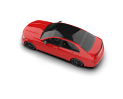 Modern car isolated on background. 3d rendering - illustration png