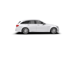 Modern car isolated on background. 3d rendering - illustration png