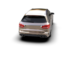 Modern car isolated on background. 3d rendering - illustration png