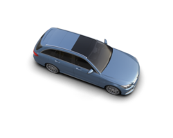 Modern car isolated on background. 3d rendering - illustration png