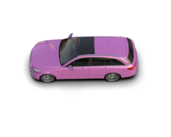 Modern car isolated on background. 3d rendering - illustration png