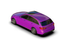 Modern car isolated on background. 3d rendering - illustration png