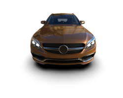 Modern car isolated on background. 3d rendering - illustration png