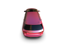 Modern car isolated on background. 3d rendering - illustration png