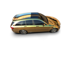 Modern car isolated on background. 3d rendering - illustration png