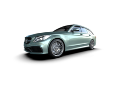 Modern car isolated on background. 3d rendering - illustration png
