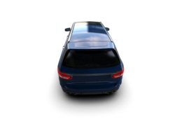 Modern car isolated on background. 3d rendering - illustration png