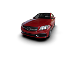 Modern car isolated on background. 3d rendering - illustration png