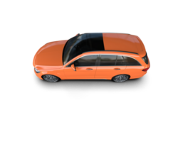 Modern car isolated on background. 3d rendering - illustration png