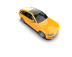 Modern car isolated on background. 3d rendering - illustration png