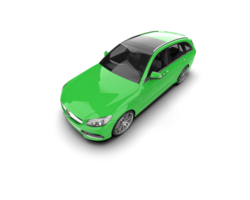 Modern car isolated on background. 3d rendering - illustration png