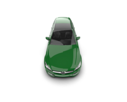 Modern car isolated on background. 3d rendering - illustration png