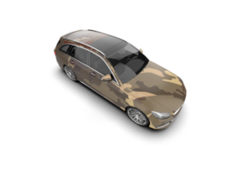Modern car isolated on background. 3d rendering - illustration png