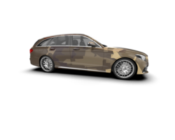Modern car isolated on background. 3d rendering - illustration png