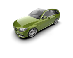 Modern car isolated on background. 3d rendering - illustration png