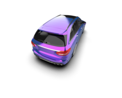 Modern car isolated on background. 3d rendering - illustration png