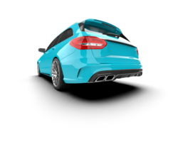 Modern car isolated on background. 3d rendering - illustration png