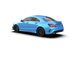 Modern car isolated on background. 3d rendering - illustration png
