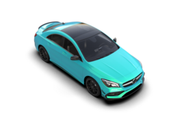 Modern car isolated on background. 3d rendering - illustration png