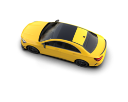 Modern car isolated on background. 3d rendering - illustration png