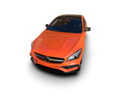 Modern car isolated on background. 3d rendering - illustration png