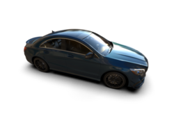 Modern car isolated on background. 3d rendering - illustration png