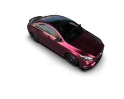 Modern car isolated on background. 3d rendering - illustration png
